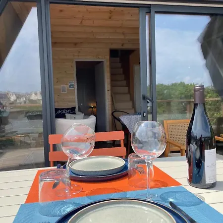 Chalet Le Tipi Bleu Tiny House Neuve Avec Terrasse Et Jardin *
